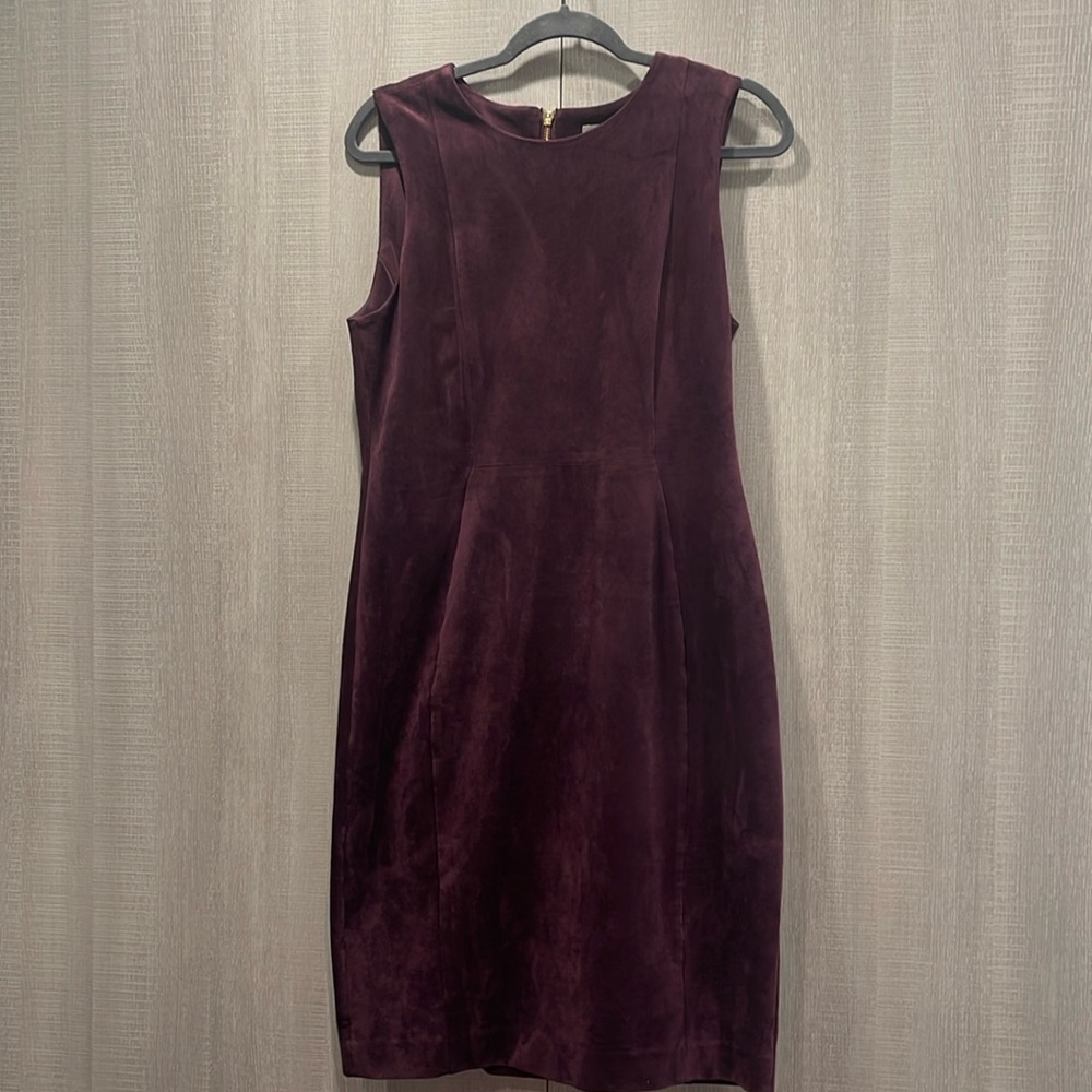 Calvin Klein suede dress